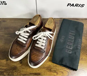 새상품급 Berluti 플레이 타임 스크릿토 캘리그라피 스니커즈 7
