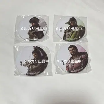 진 삼국무쌍 ORIGINS 주인공 자란 무명 관우 여포 황개 캔뱃지