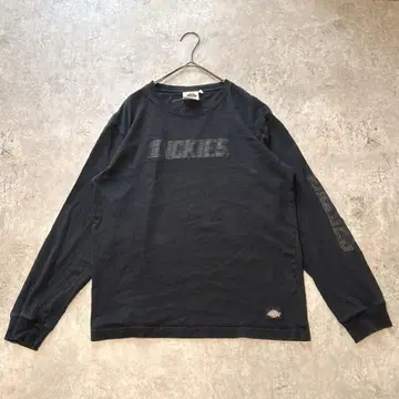 s2957 디키즈 긴팔 티셔츠 로고 프린트 심플 L 빅 사이즈