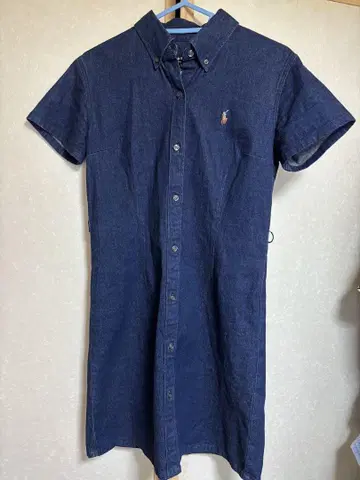 하자품 Polo Jeans Co. 셔츠 원피스 150 사이즈 다크 블루