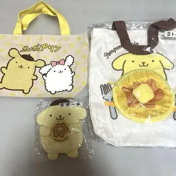 폼폼푸린 미니 토트백 산리오 복권/토트백/파우치