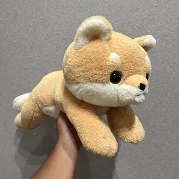 시바견 코로 일본견 친구들 엎드린 시바견 봉제 인형