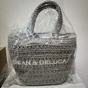 DEAN&DELUCA BEAMS 크로셰 바스켓 백 S 그레이