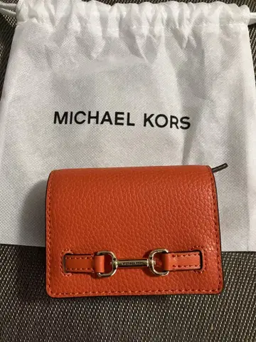 MICHAEL KORS 오렌지 코인 케이스