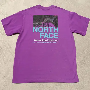 THE NORTH FACE 보라색 T셔츠