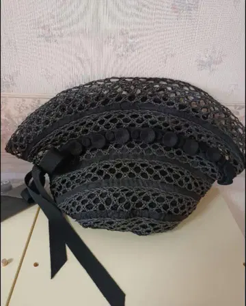 일랑일랑 스트로 햇풍 클러치백 가방 바스켓백 블랙