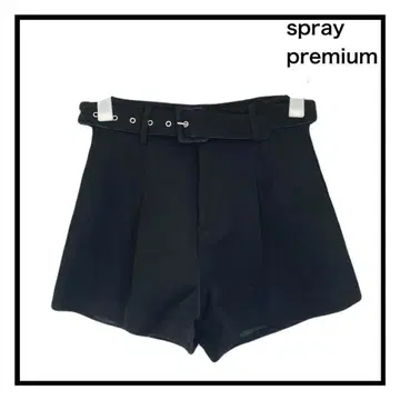 택 포함 새상품 spray premium 벨트 하프 숏팬츠 M