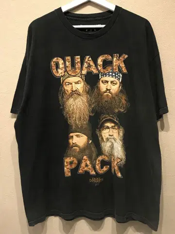 Duck Dynasty 반팔 티셔츠 싱글 스티치