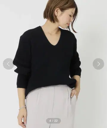 Deuxieme Classe MALU 아제 V 니트