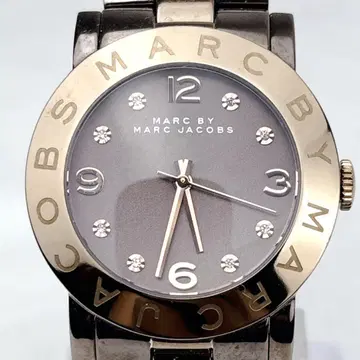 MARC BY MARC JACOBS 쿼츠 (브라운 x 로즈 골드)
