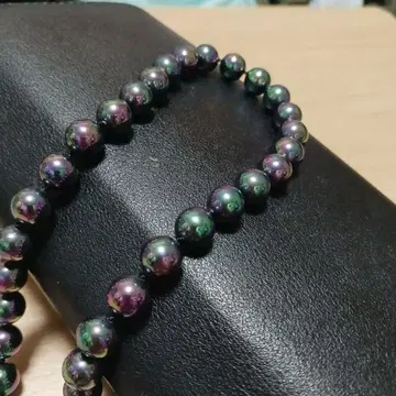 아름다운 10mm 레인보우 조개 펄 목걸이