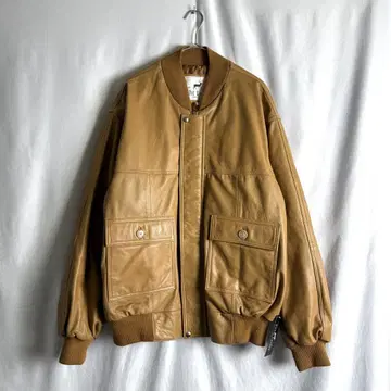 데드스탁 00년대 이탈리아제 Echt Leder 가죽 봄버