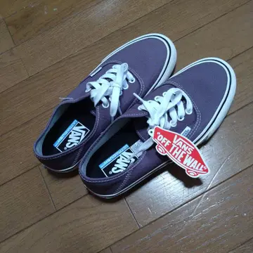 VANS 보라색 로우컷 스니커즈