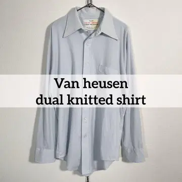 70년대 빈티지 Van heusen dual knitted shirt