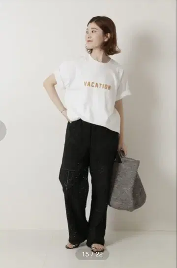 새상품급 스픽 앤 스팬 FUNG VACATION BASIC TEE