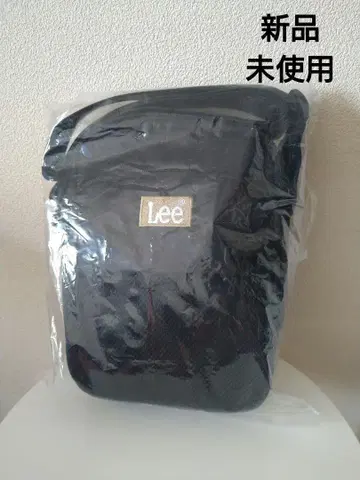 Lee 블랙 숄더백 골드 로고