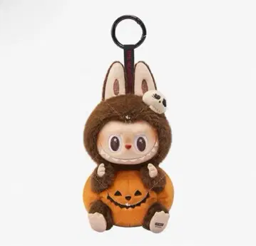 POPMART LABUBU 할로윈 파티 호박 봉제 인형