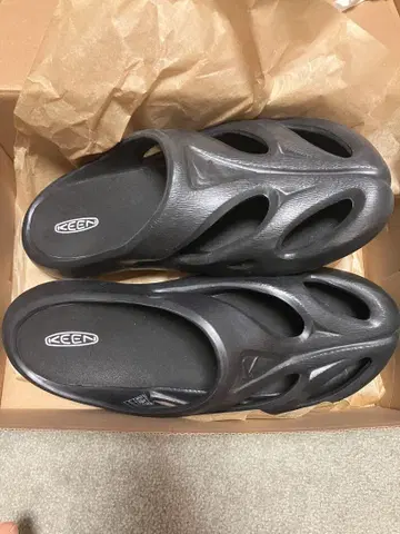 KEEN 블랙 사보 클로그 샌들 28cm