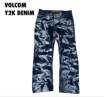 Y2K VOLCOM 디자인 데님 스케이터