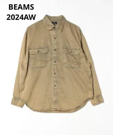 새상품급!! BEAMS 2024 페이드 워크 셔츠