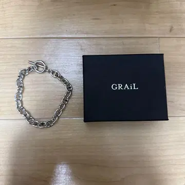 GRAiL 실버 체인 팔찌 박스 포함
