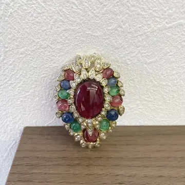 [ VOGUEBIJOUX ] brooch 보그 비쥬 브로치 컬러 스톤