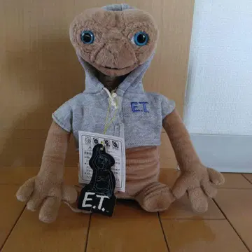 E.T. 후드 부착 봉제 인형