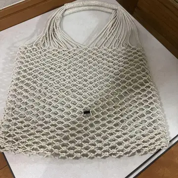 Aeta 카우 가죽 메쉬 토트백 M TL TOTE
