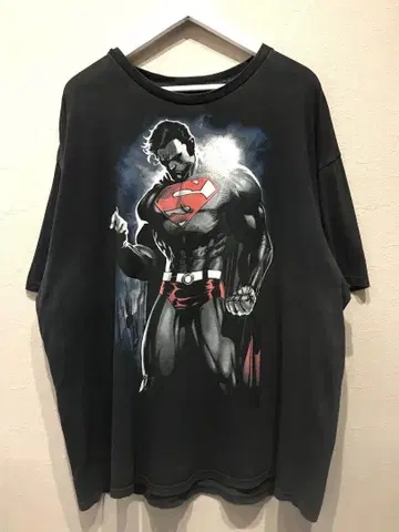 DC Comics Superman 반팔 티셔츠 싱글 스티치