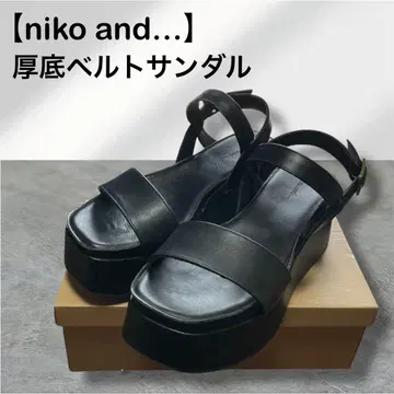 [ niko and - ] 통굽 벨트 샌들
