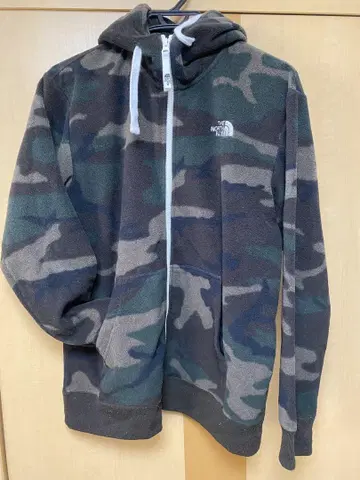 THE NORTH FACE 카모플라쥬 풀 집업 후드티