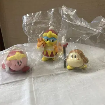 커비 피규어 PU PU PU FRIEND 3개