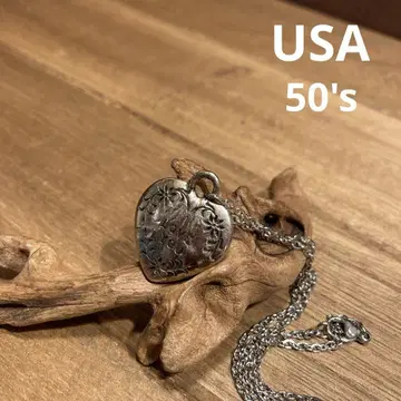US 구매 40's~50's 빈티지 참 목걸이 iloveyou