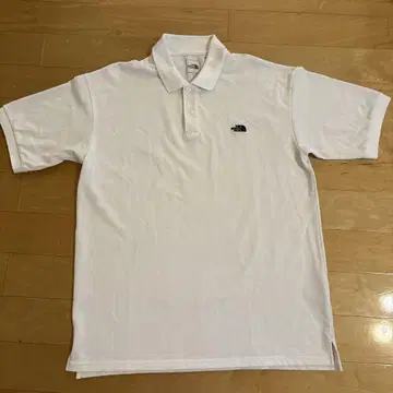 THE NORTH FACE 화이트 피케 셔츠 L