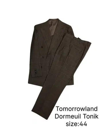 Tomorrowland Dormeuil Tonik 수트 44