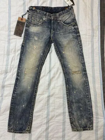 Rive de Cru Jeans 데미지 가공 데님