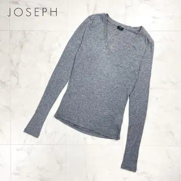 JOSEPH V넥 컷 풀오버 다크 그레이 사이즈 M*ED979