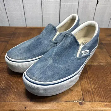 vans 데님 원단 통굽 슬립온 스니커즈
