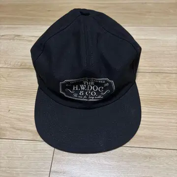 H.W.DOG & CO. 블랙 캡