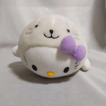 산리오 헬로키티 홋카이도 지역 한정 키티 물범 봉제 인형