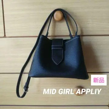 [새상품] 미드 걸 앱 숄더백 핸드백 2WAY 블랙