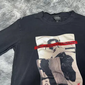 Emporio Armani 그래픽 티셔츠 사이즈 38 블랙