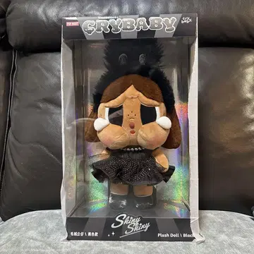 [블랙] POPMART CRYBABY SHINY SHINY 봉제 인형