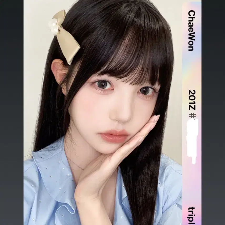 【QR未使用】triplesS Chaewon objekt 304A QR未使用】triplesS Chaewon objekt 304A Chae Won Photocard