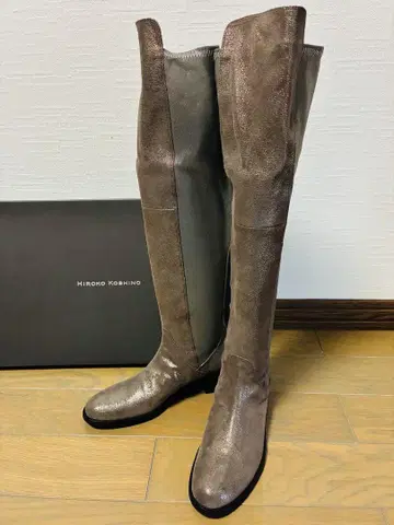 HIROKO KOSHINO 롱부츠 브라운 미사용 새 제품