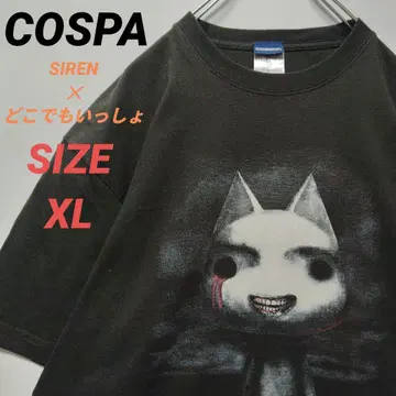 COSPA 코스파 SIREN x 어디서든 함께 T셔츠 남성용 XL