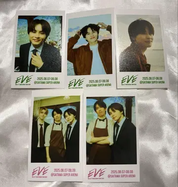 초특급 타쿠야 료가 타카시 미니 포토 브로마이드 EVE 세미 컴프