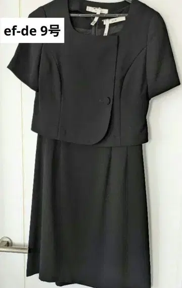 새상품급 에프데 블랙 포멀 9호 여성용 예복 원피스