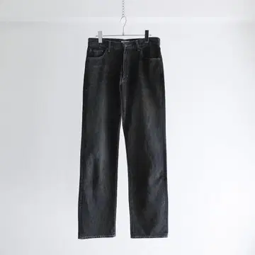 HANES 헤인즈 선염 블랙 스트레이트 데님