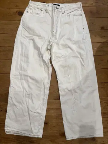 XLARGE 데님 팬츠 화이트 36